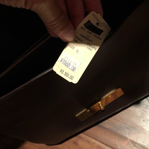 Celine Calf Skin Leather Blade Flap Shoulder Bag - Picture 4 of 8